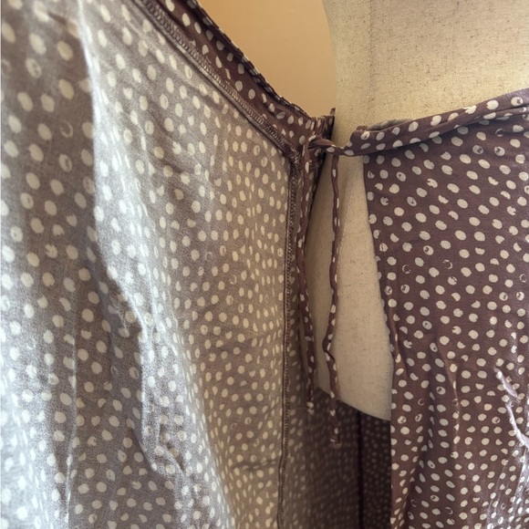 URBAN Romantics Brown Polka Dot Wrap Skirt - Picture 5 of 8